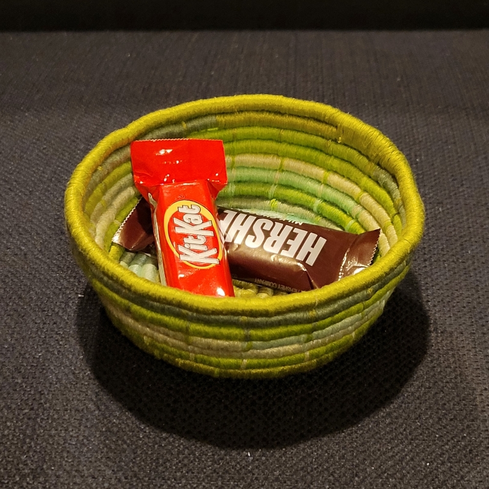 Handmade coiled bowl